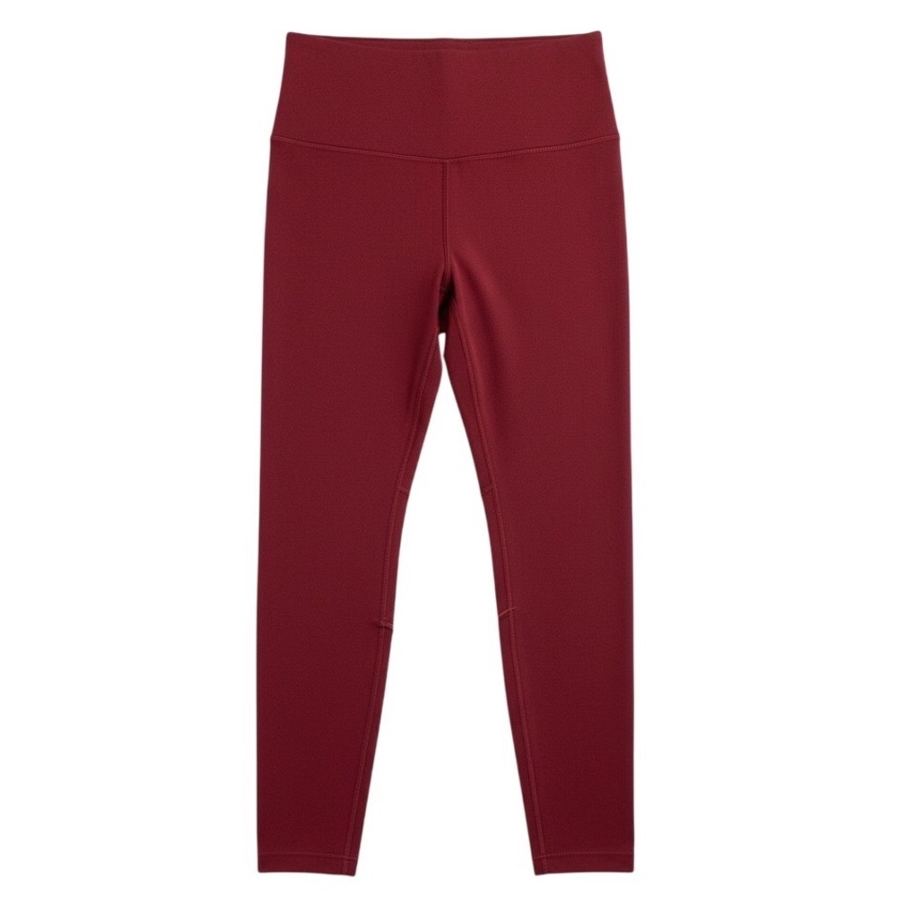 Yogalicious Lux Leggings Women M Burgundy High Waist Ankle‎ Pocket